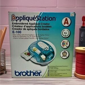 Brother Applique Embroidery Station E-100 New in box